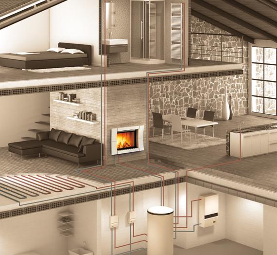 chimeneas de agua o termochimenea