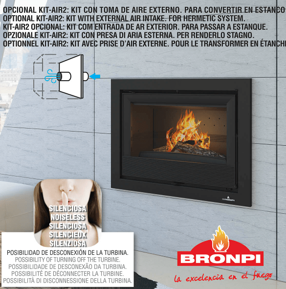 Chimeneas de leña más vendidas