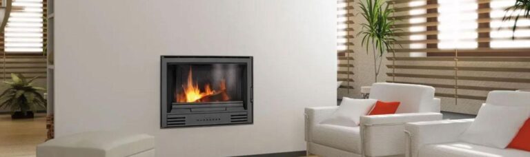 chimenea cerrada y una insertable