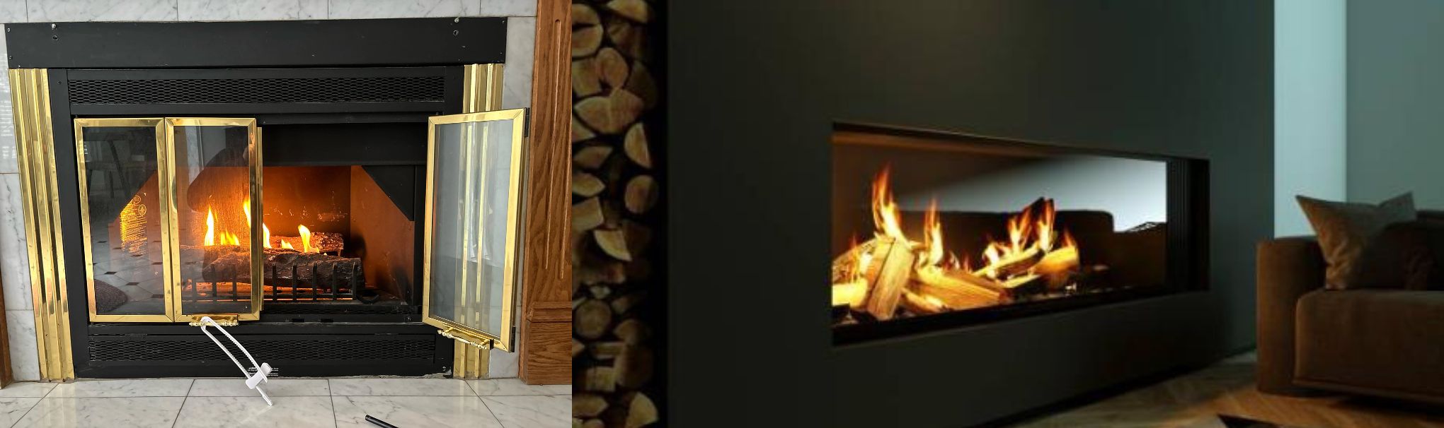 Chimeneas abiertas o cerradas