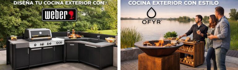 Diseñar tu cocina exterior con Weber y Ofyr