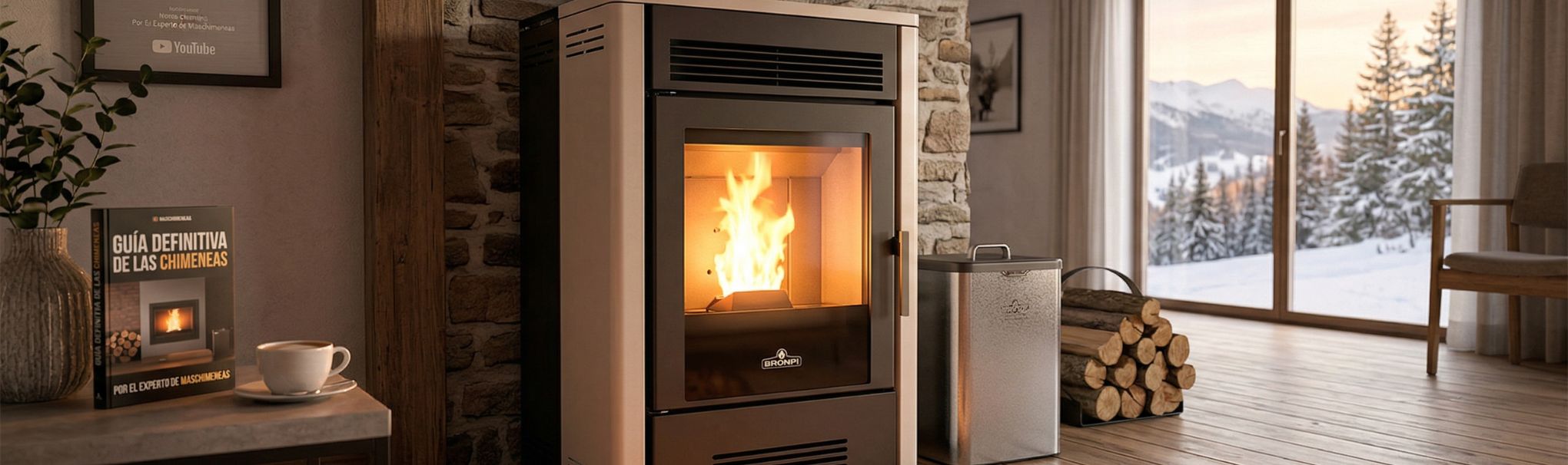 Estufas de pellet Bronpi